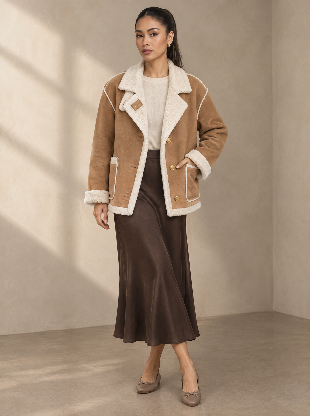 Warm editorial room · Soft sophisticated / old money Beige main