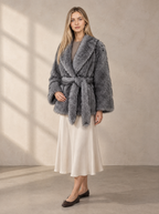 Warm editorial room · Soft sophisticated / old money Grey main