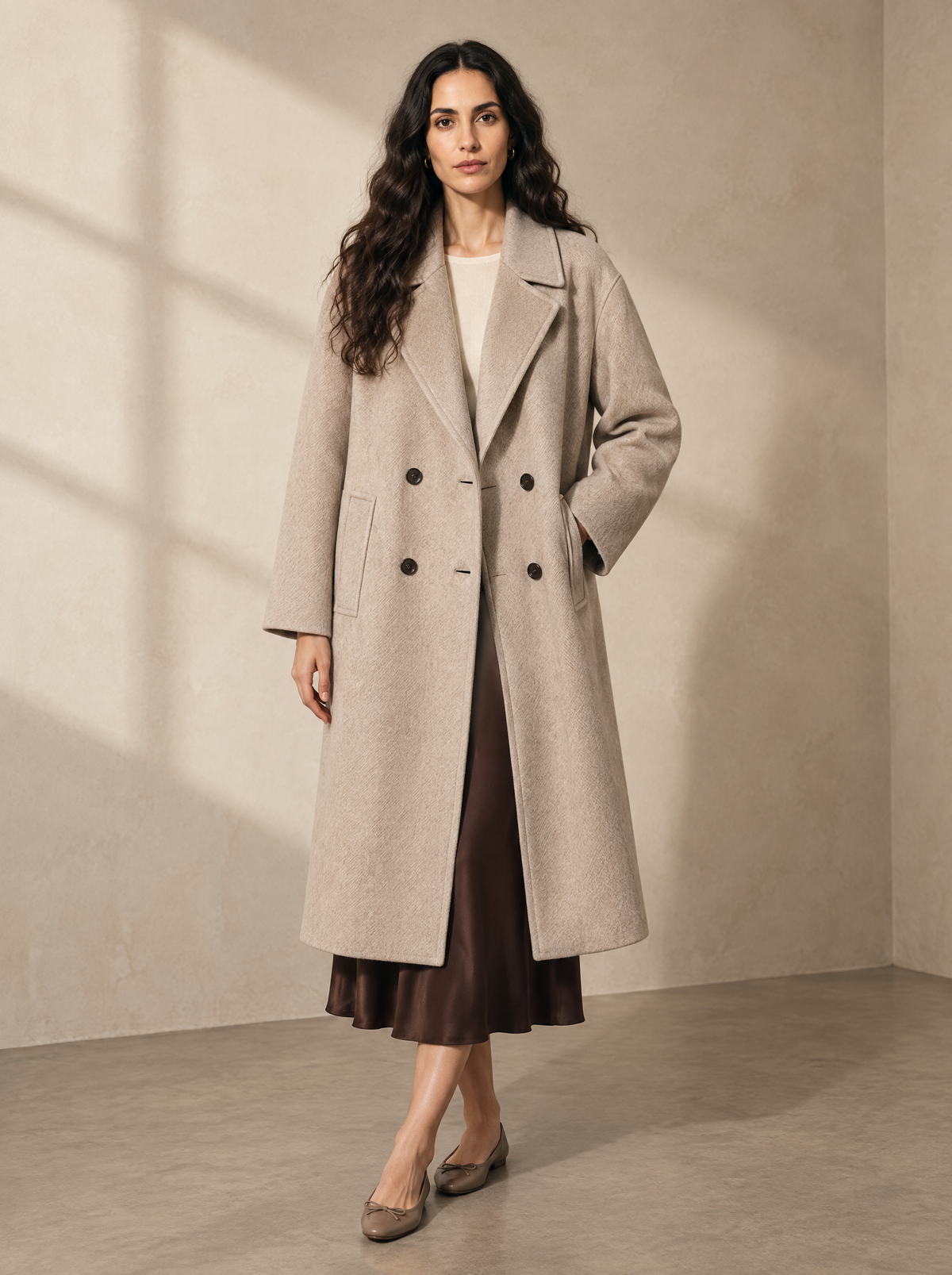 Warm editorial room · Soft sophisticated / old money Beige main