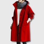 Unisex Classic Trench Coat with Knee-Length Cut