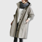 Unisex Classic Trench Coat with Knee-Length Cut