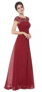 Women's Midi Dress with V-Neck, Pockets and Gathered Waist