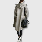 Unisex Classic Trench Coat with Knee-Length Cut