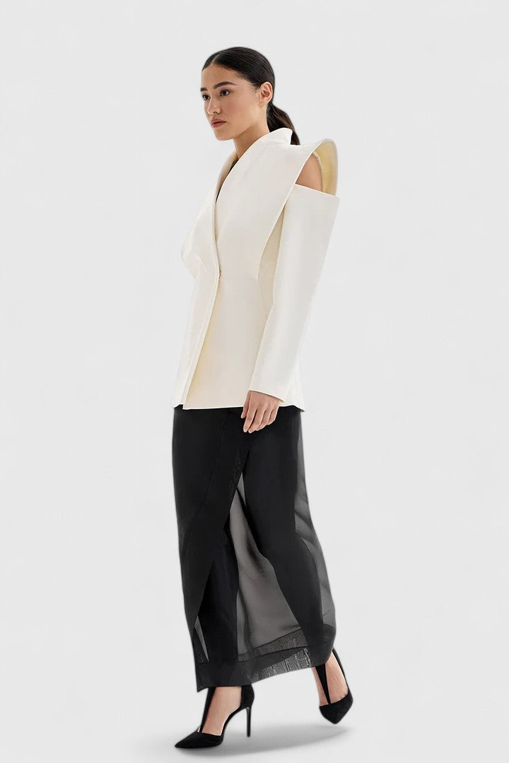 Unisex Blazer with Structured Shoulders