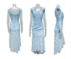 Women's Maxi Dress with Romantic Floral Print