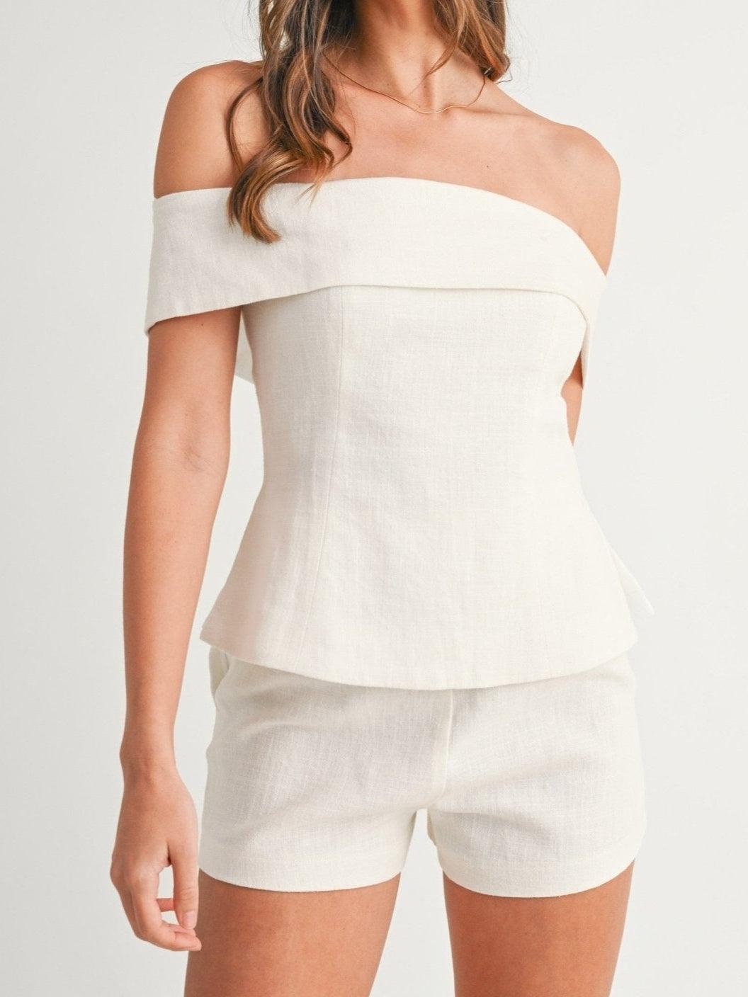Women's Two-Piece Clothing Set with Cropped Top and Pants